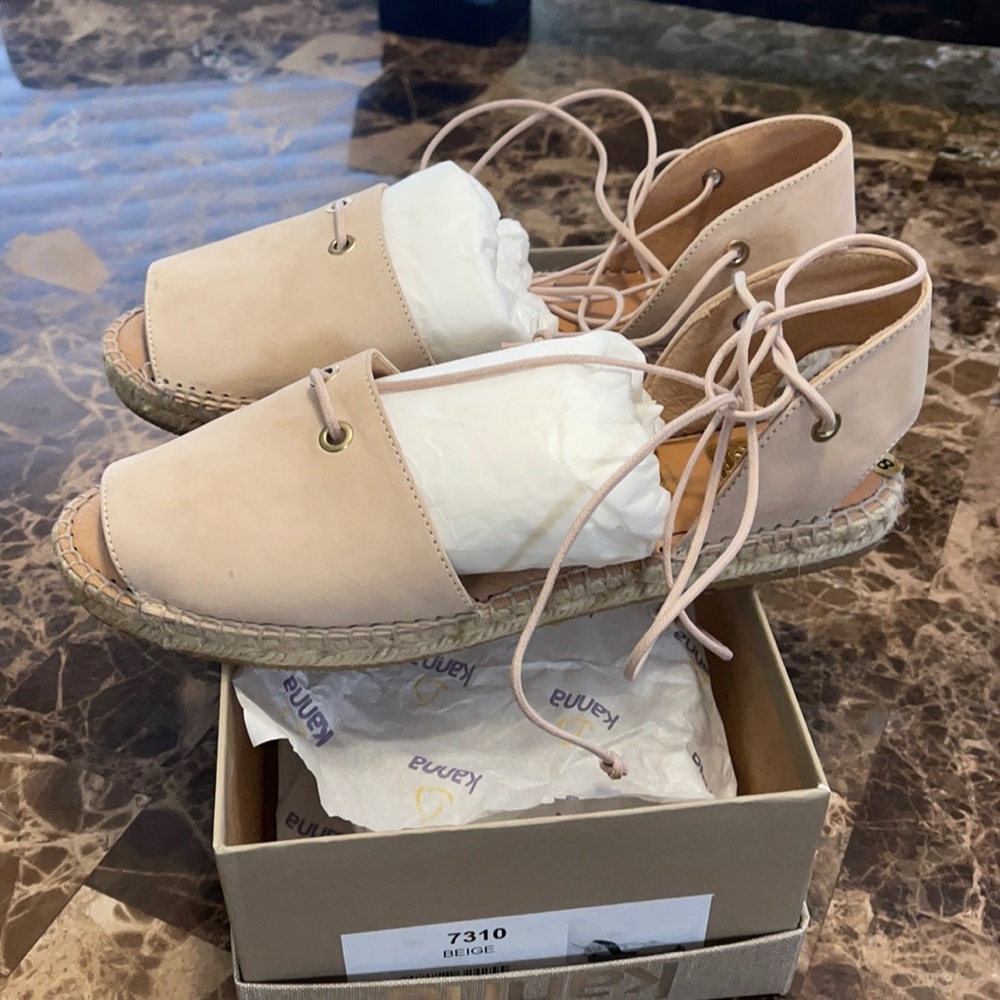 Kanna open toe esphadrille